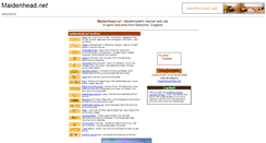 Desktop Screenshot of maidenhead.net
