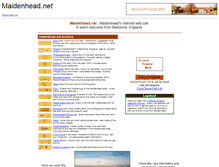 Tablet Screenshot of maidenhead.net